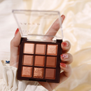 Paleta De Sombras De Chocolate De 9 Cores JADED , Tons De Terra Foscos E Brilhantes , Alto Pigmento , Escolha Oficial .