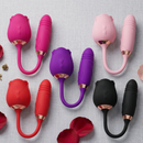 Vibrador Sophie Rosa 2 em 1 Recarregável 10 Modos Vibração e Pulsação